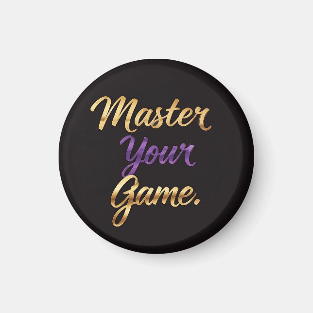 Mäster ditt spel magnet (Framsidan)