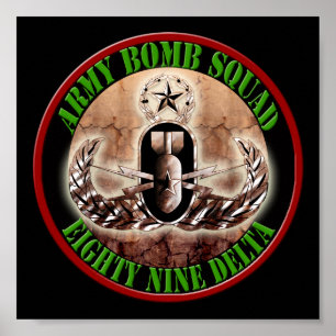 Mäster EOD Bomb Squad #001 Poster