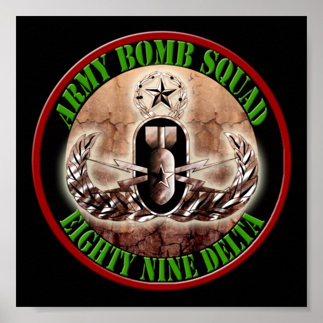 Mäster EOD Bomb Squad #001 Poster (Framsidan)