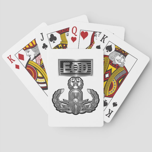 Master EOD-märke Casinokort (Baksidan)