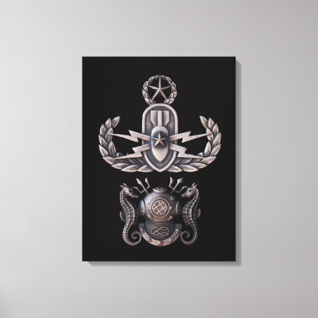 Master EOD Master Diver Canvastryck (Framsida)