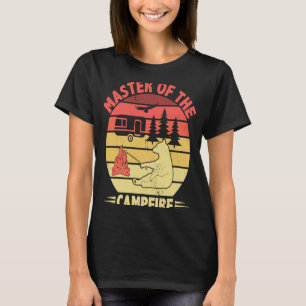 Mäster för Campfire Camper utomhus Camping T Shirt
