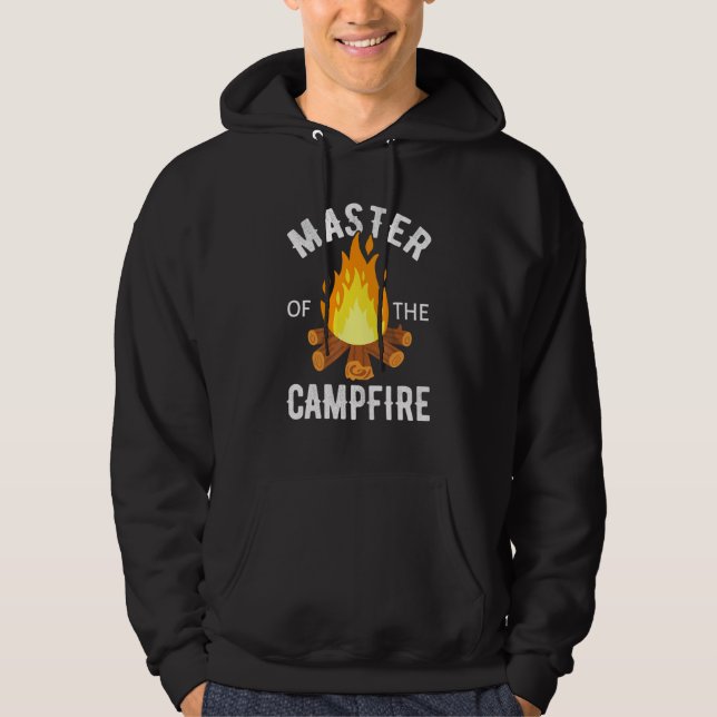 Mäster för Camping Camping Äventyr Roligt Campe Hoodie (Framsida)