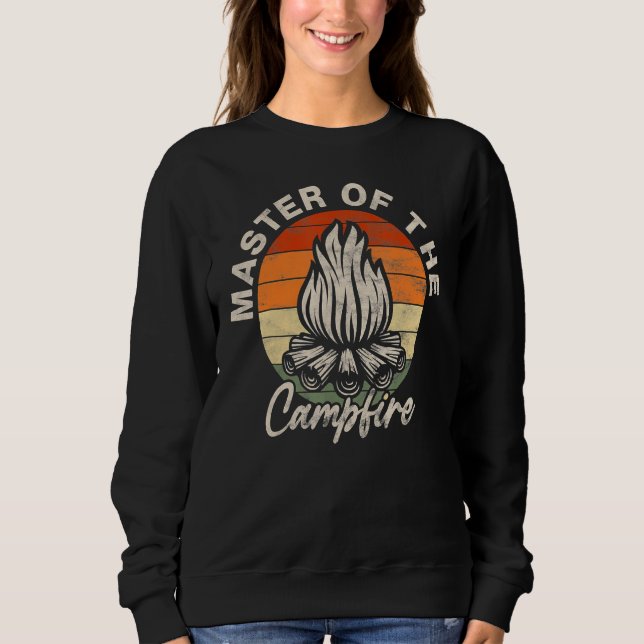 Mäster för Camping Vintage Camper T Shirt (Framsida)