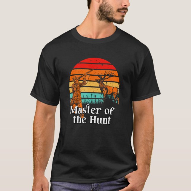Mäster för Hunt Wildlife Hunter utomhus T Shirt (Framsida)
