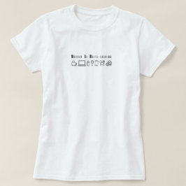 Mäster för Multi-Tasks-nuny Mamma Life T Shirt