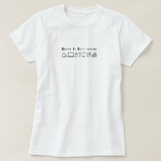 Mäster för Multi-Tasks-nuny Mamma Life T Shirt