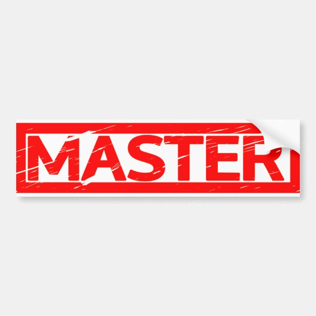 Master Frimärke Bildekal (Framsidan)