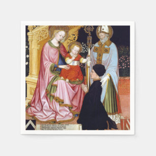 Master G.Z. Madonna och barn med donatorn Pappersservett