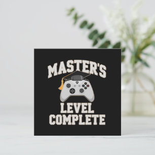 Master Gamer-examen klass 2026 examen Inbjudningar
