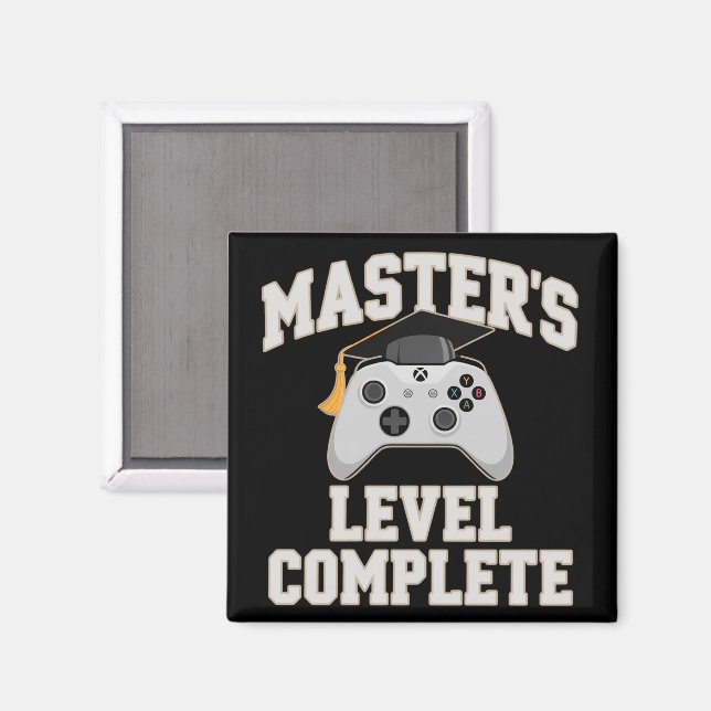 Master Gamer-examen klass 2026 examen  Magnet (Front/Back)