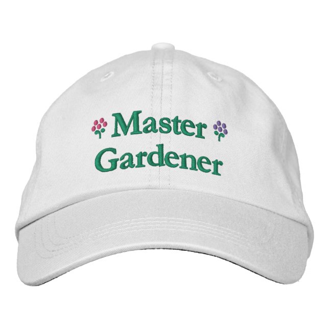 Master Gardener Broderad Keps (Framsida)