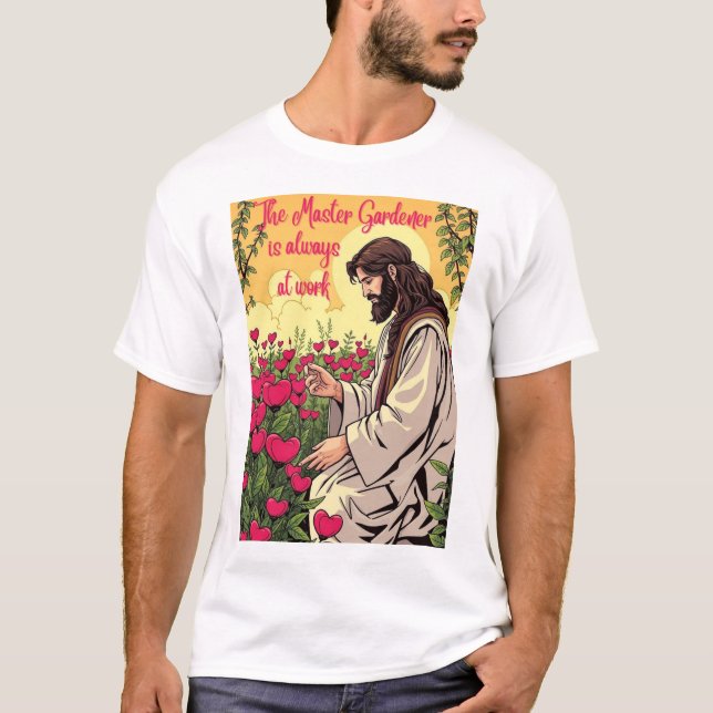 Master Gardener Christian T Shirt (Framsida)