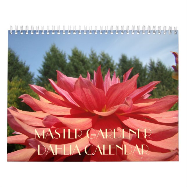MASTER GARDENER Dahlia Flowers Kalenderpresentatio Kalender (Omslag)