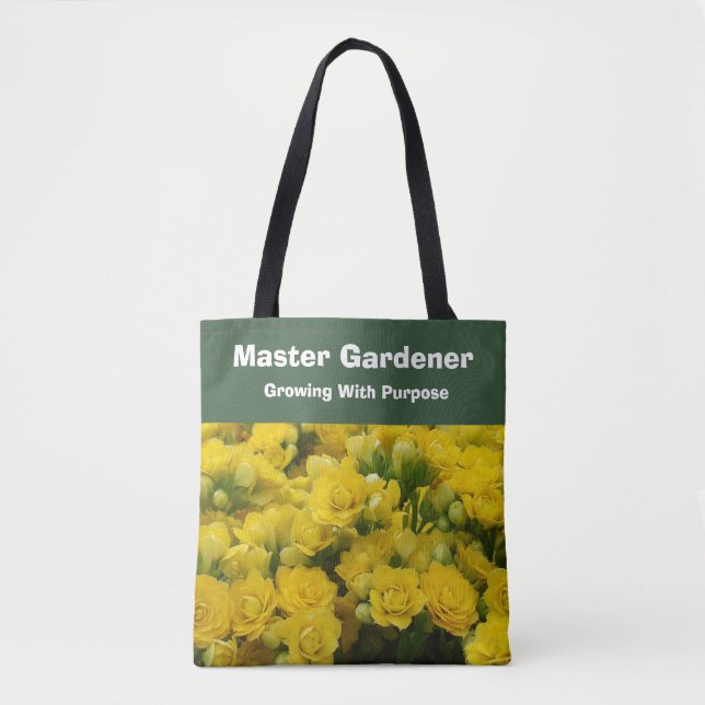 Master Gardener Growing With Purpose Gul Blomma Tygkasse (Framsida)