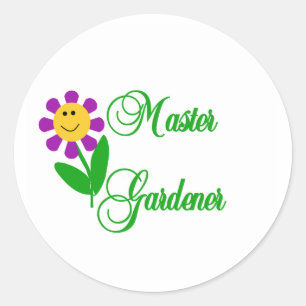 Master Gardener Runt Klistermärke