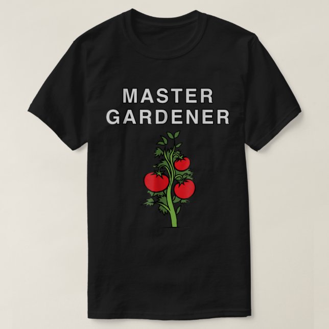 Master Gardener Tomato Plant Design T Shirt (Design framsida)