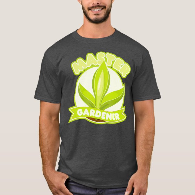 Master Gardener Vår Harvesting Gift T Shirt (Framsida)