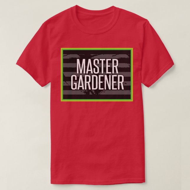 Master Gardner T Shirt (Design framsida)