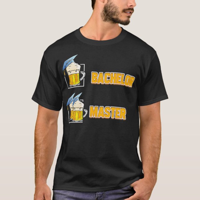 Master Gift for Universiteten grad Master Graduati T Shirt (Framsida)
