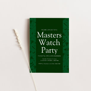 Master Golf Watch Party Inbjudan