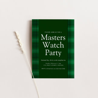 Master Golf Watch Party Inbjudan