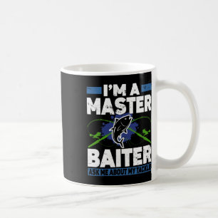Master Iter Tröja Rolig Fiske Fiskare Fisk Kaffemugg