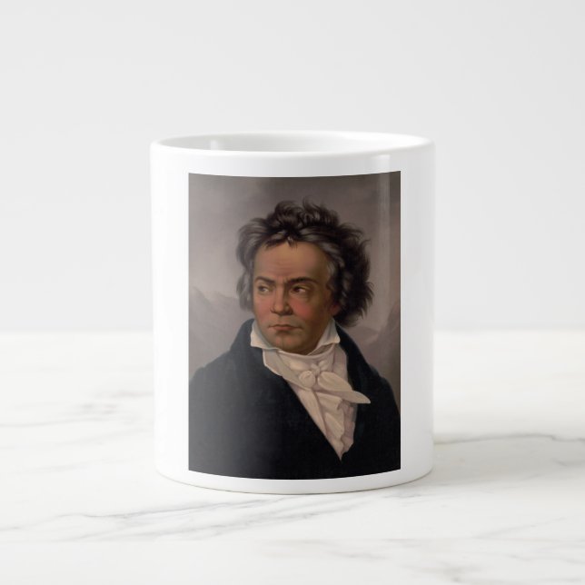Master Ludwig Beethoven Symphony Music Composer Jumbo Mugg (Framsidan)