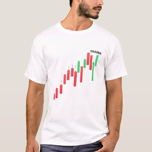 Mäster marknaden: handel med ljus- och hörlurar t shirt (Framsida)