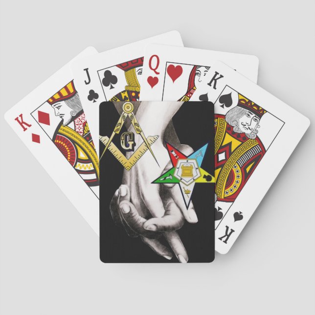 Master Mason/ Östra Star Casinokort (Baksidan)