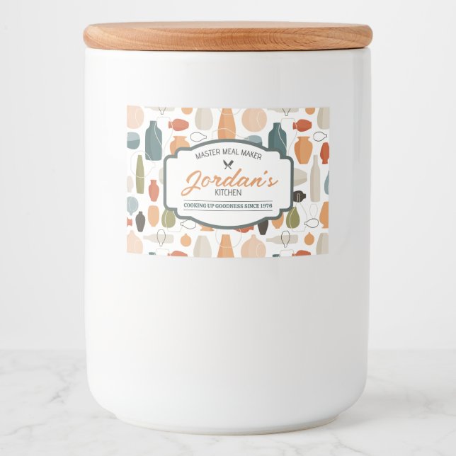 Master Meal Maker  Mat Etiketter (Framsida)