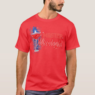 Master Mixolog I Funny Bartender Barkeeper 2 T Shirt