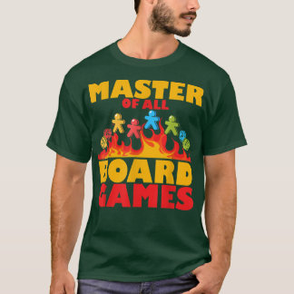 master of all board games game night Outfit  T Shirt