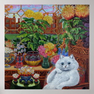 "Master of Cat College" av Louis Wain Poster