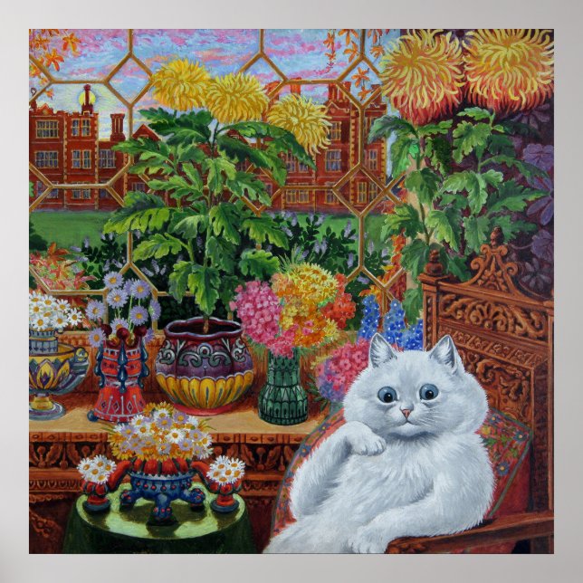 "Master of Cat College" av Louis Wain Poster (Framsidan)