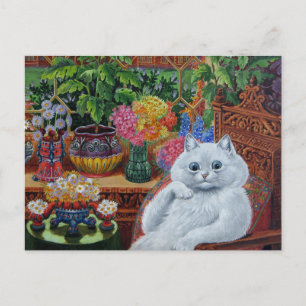 “Master of Cat College” av Louis Wain Vykort