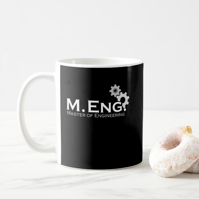 Master of Engineering Ingenieur M.Eng. Abschluss A Kaffemugg (Med munk)