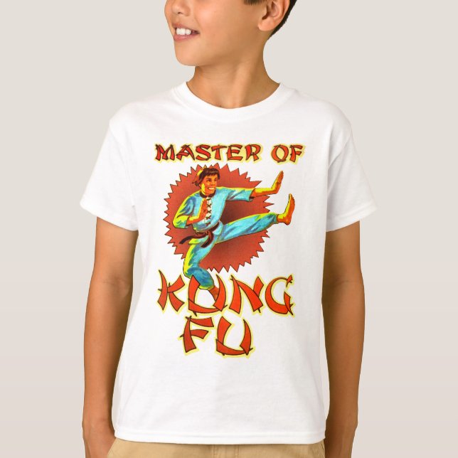 Master of Kung fu, Retro Shirt T Shirt (Framsida)