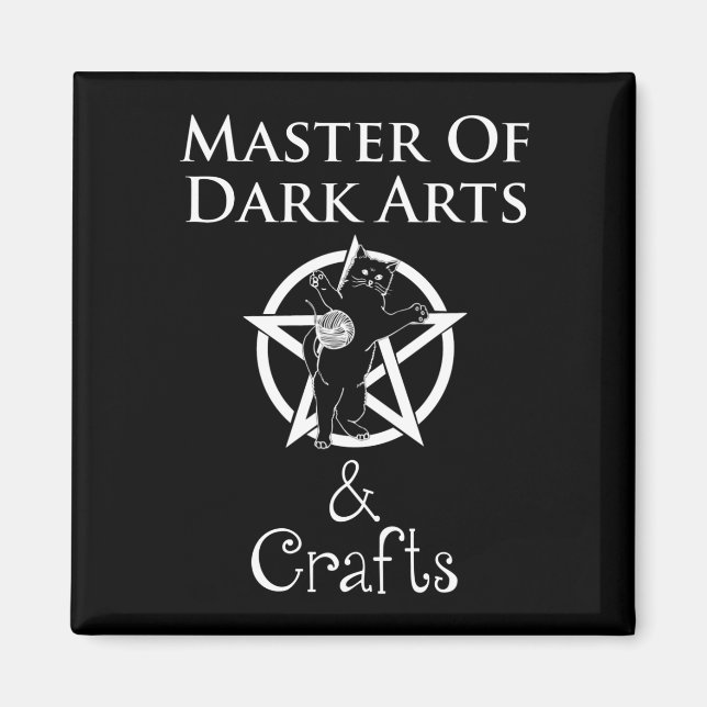 Master of Mörk Arts & Crafts Magnet (Framsidan)