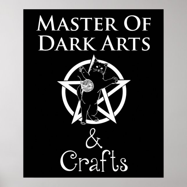 Master of Mörk Arts & Crafts Poster (Framsidan)