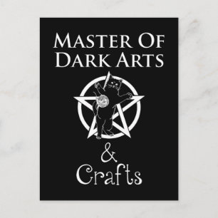 Master of Mörk Arts & Crafts Vykort