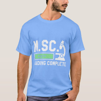 Master of Science Laddning komplett magisterexamen T Shirt