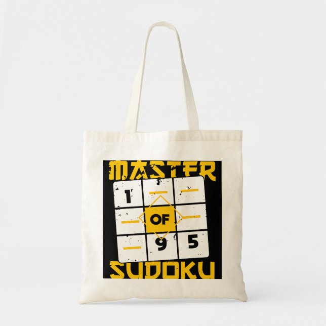 Master of Sudoku Sudoku Champion Math Game Joke SA Tygkasse (Framsidan)