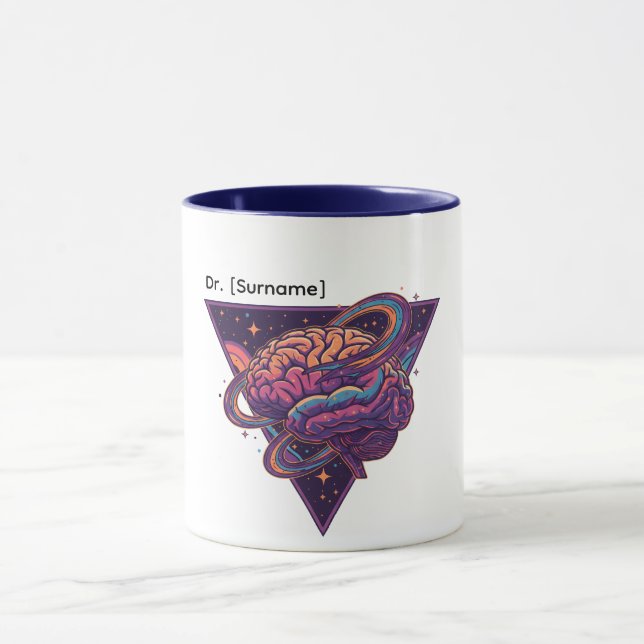 Master of the Mind - Personalized Dr. [Name] Mug Mugg (Center)
