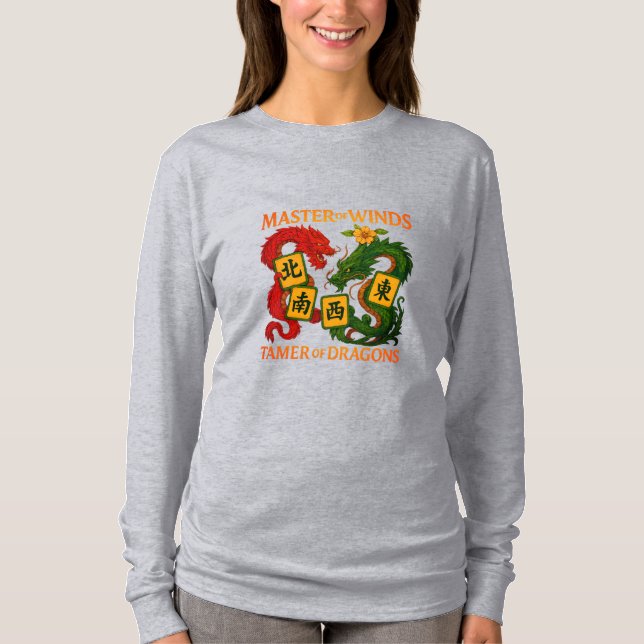 Master of Winds-Tamer of Dragons Women's T Shirt (Framsida)