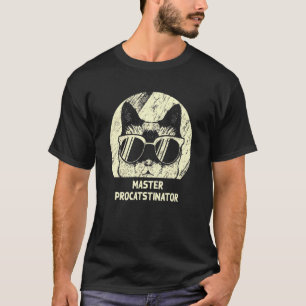 Master Procatstinator Cat Humor Kitten Lazy T Shirt