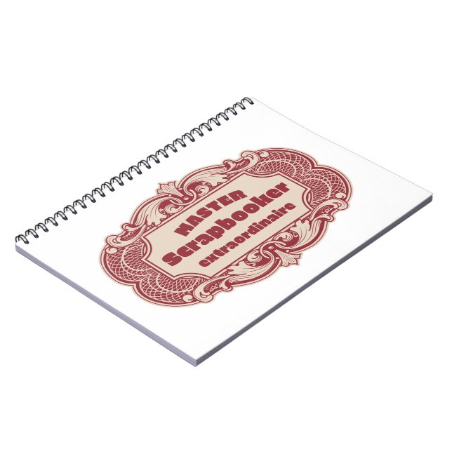 Master Scrapbooker Extraordinaire Anteckningsbok (Vänstra Sidan)