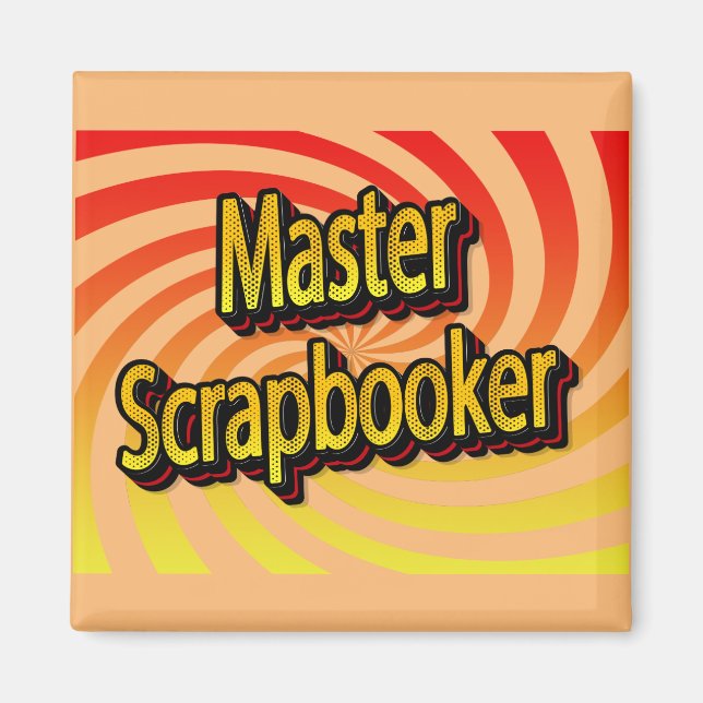 "Master Scrapbooker" Magnet (Framsidan)