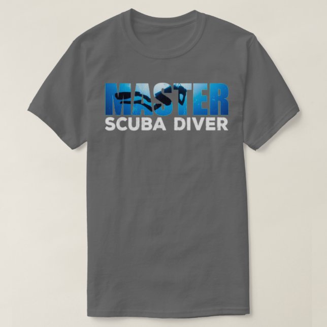 Master Scuba Diver for Dive Addicts T Shirt (Design framsida)