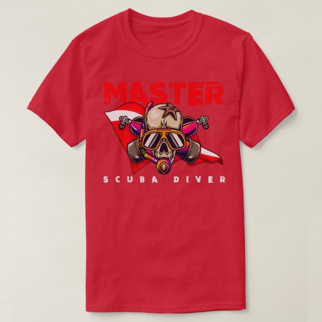Master Scuba Diver Scuba Diver Gift T Shirt (Design framsida)